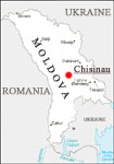 map of Moldova